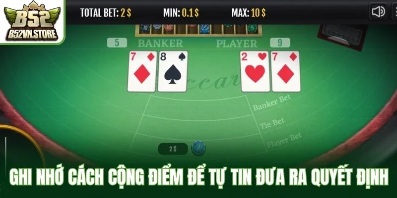 Ghi nhớ cách cộng điểm để tự tin đưa ra quyết định