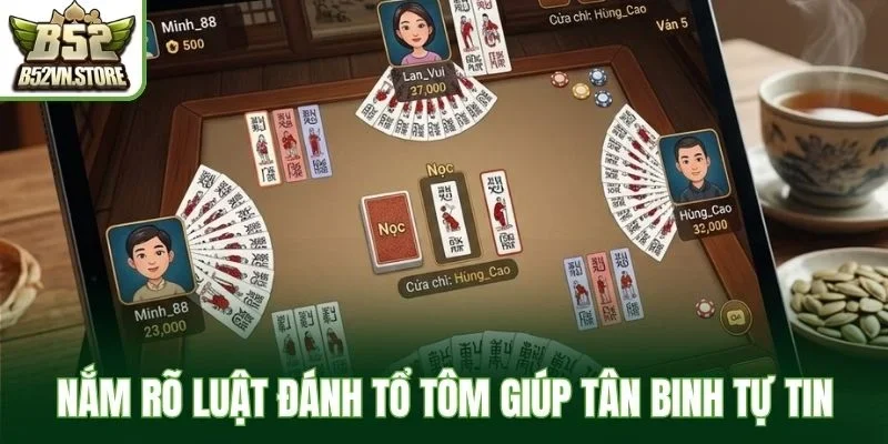 Nắm rõ luật đánh tổ tôm giúp tân binh tự tin