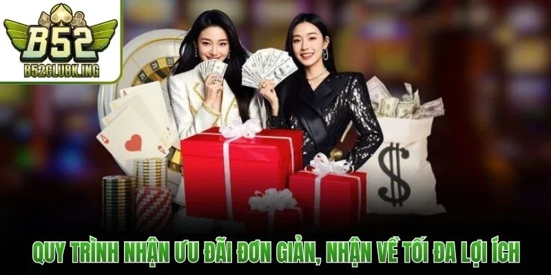 Quy trình nhận ưu đãi đơn giản, nhận về tối đa lợi ích